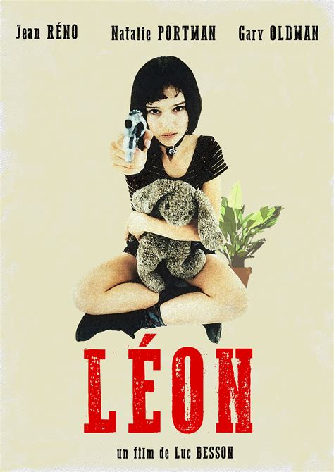 Affiche revisitée du film Léon de Luc Besson on Behance