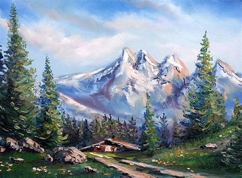 "Alpen" Landschaft: Landschaft, Berge, Natur, Alpen von Aleksandr ...