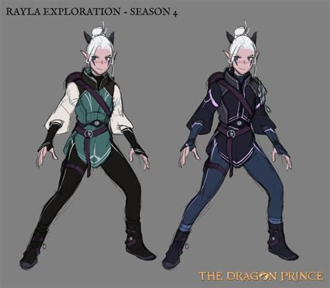 New concept art of Rayla's Season 4 outfit was revealed in the latest ...