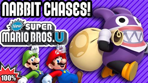 New Super Mario Bros. U 100% Multiplayer Walkthrough - Part 29 - Nabbit ...