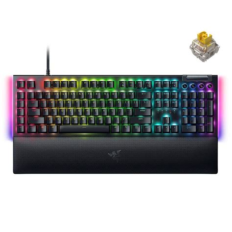 Game One - Razer Blackwidow V4 Mechanical Gaming Keyboard [Yellow ...