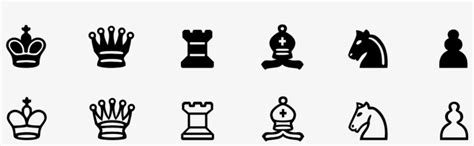 Download Chess Pieces Symbols | Transparent PNG Download | SeekPNG