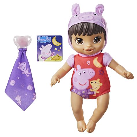 Baby Alive Goodnight Peppa Doll, Peppa Pig Toy, Brown Hair, Walmart ...