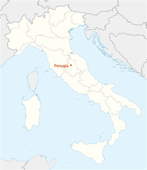 Location Map of Perugia - Mapsof.Net