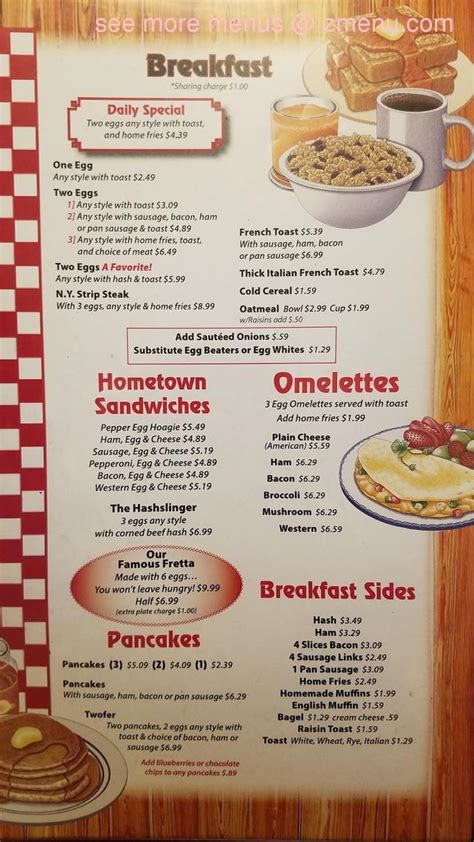 Online Menu of Bridgeport Diner Restaurant, Bridgeport, New York, 13030 ...