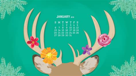 January 2019 Calendar Wallpapers - Wallpaper Cave