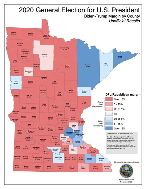 Minnesotas 2020 Election Results Maps Released Southwest Minneapolis ...