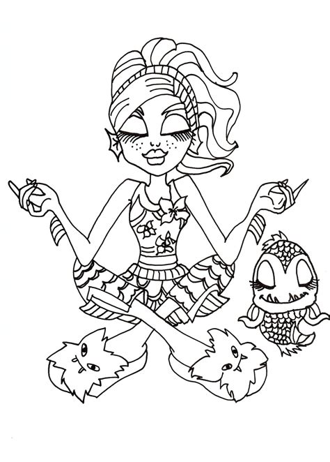 Monster High Coloring Pages Printable - Printable Word Searches