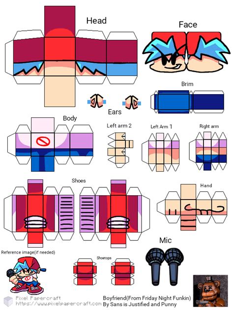 Fnf Boyfriend Papercraft By Fnfpapercraft2116 On DeviantArt, 58% OFF