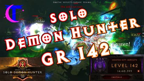 Diablo III Season 24 - Solo Demon Hunter Greater Rift 142 - YouTube