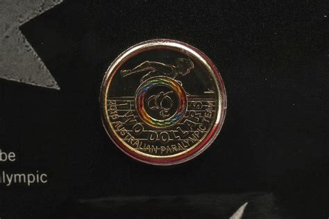 2016 Australian Paralympic Team $2 Carded Coloured Coin | CoinJam