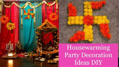 Housewarming decoration ideas DIY || Pooja Decoration Ideas || Diwali ...