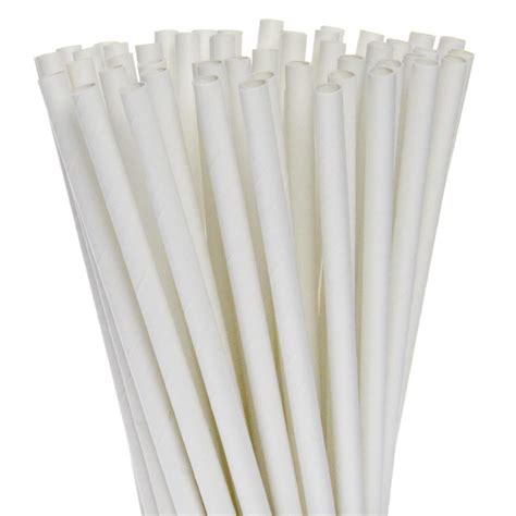 White Paper Straws Canada | Bulk and Restaurant use.