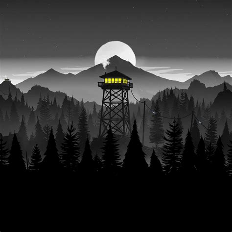 Firewatch Night Wallpaper