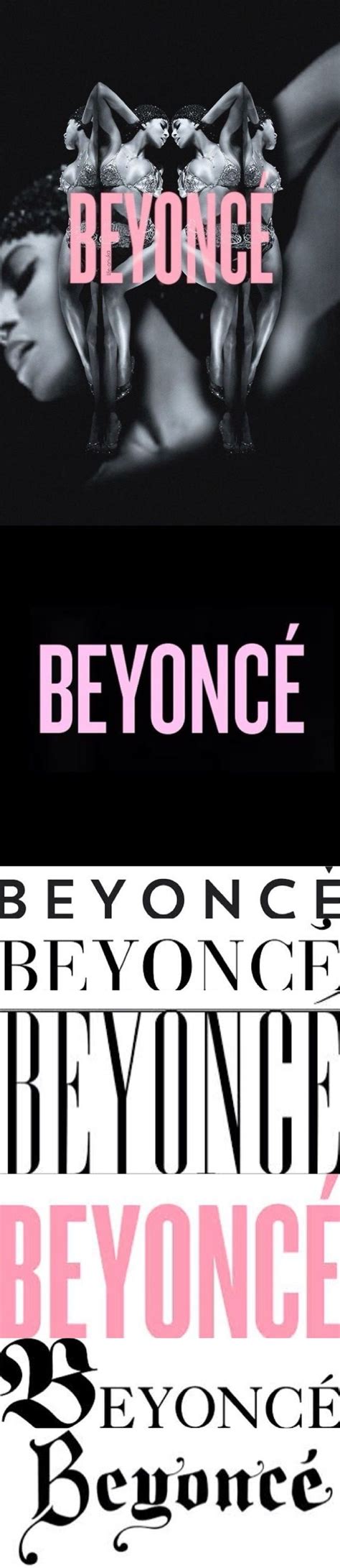 Beyonce Fonts over the years | Beyonce, Reina