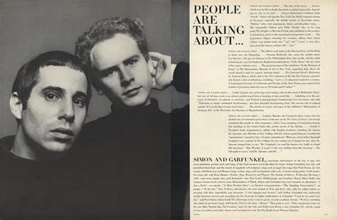 Simon and Garfunkel | Vogue | JUNE 1967