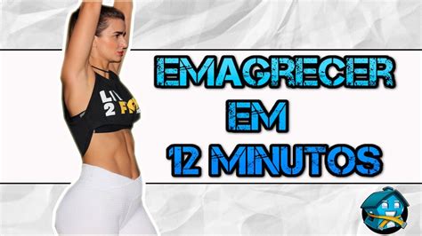 Treino HIIT de 12 minutos para emagrecer - Exercícios em Casa - YouTube