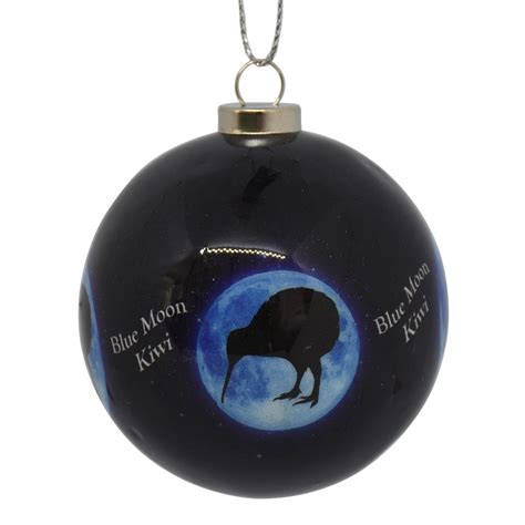 New Zealand Souvenirs | Kiwi Blue Moon Bauble | Decorflowers.co.nz ...