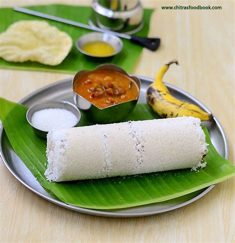 Kerala Puttu Recipe – How To Make Soft Rice Flour Puttu | Chitra's Food ...