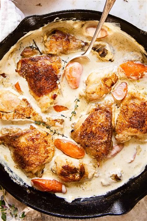 Chicken Fricassee - Delicious Recipes