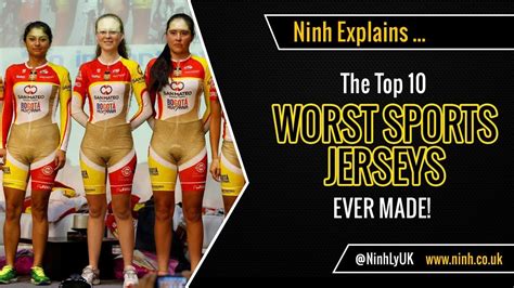 Top 10 Worst Sports Jerseys - EVER MADE! (Bad Uniforms) - YouTube