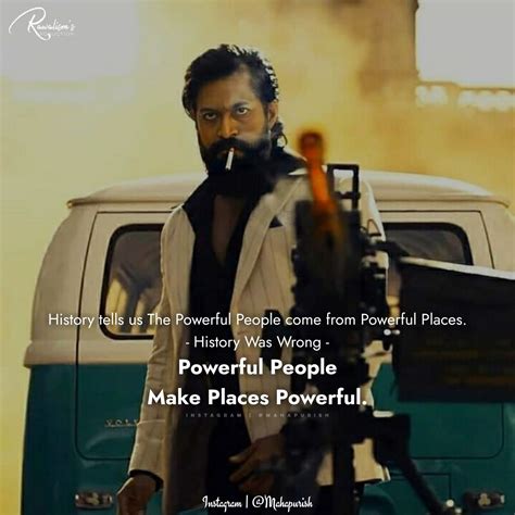 Powerful People Make Places Powerful -KGF 2 | Kgf photos hd, People ...