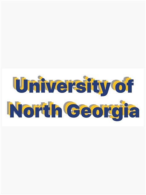 "University of North Georgia" Sticker by rileyhalverson | Redbubble