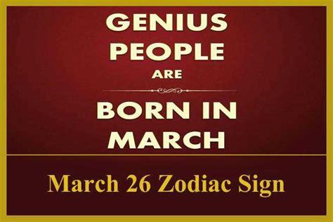 March 26 Zodiac Sign, March 26th Zodiac, Personality, Love ...