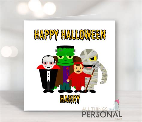 Halloween Friends Card - All Things Personal