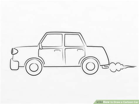 How to Draw a Cartoon Car (with Pictures) - wikiHow