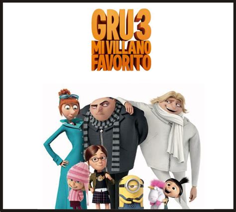 PELÍCULA GRU 3. Mi villano favorito ~ TODO PARA NANOS