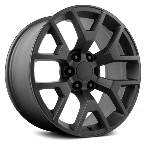 TOPLINE REPLICAS® V1176 2014 SIERRA Wheels - Satin Black Rims