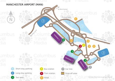 Manchester Airport Terminal Map