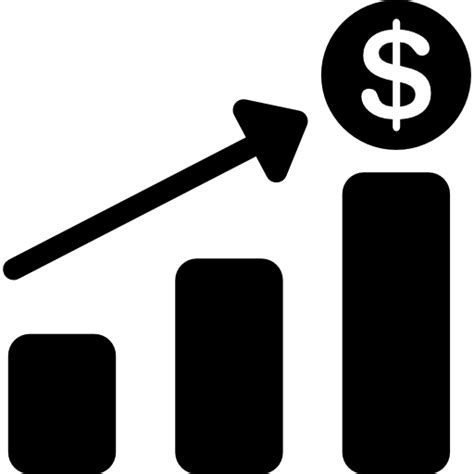 Diagrama de barras financiera | Icono Gratis