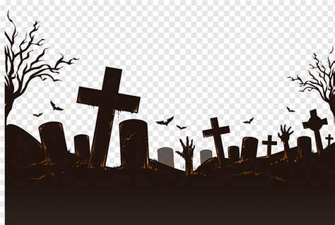 Corpses coming out of grave illustration, Cemetery Grave Headstone ...