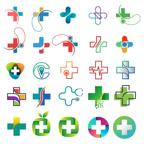 healthcare logo collection design concept vector illustration 616142 ...