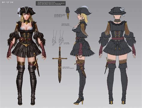 ArtStation - Pirate, Woo Kim Fantasy Character, Female Character ...