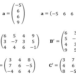 Transpose Matriks Ordo 3x3 - IMAGESEE