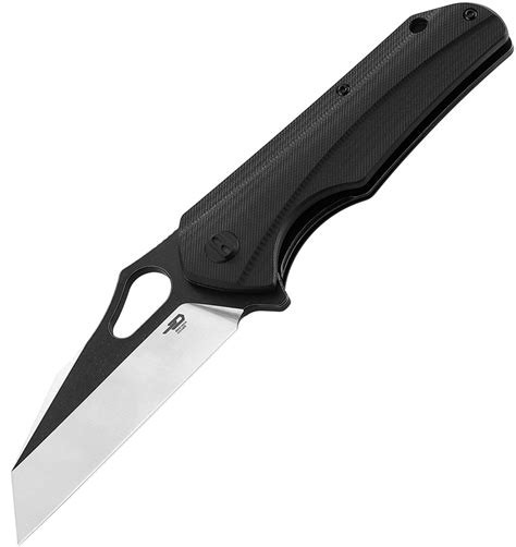 Bestech Knives Operator Folding Knife D2 Satin/Black Stonewash ...