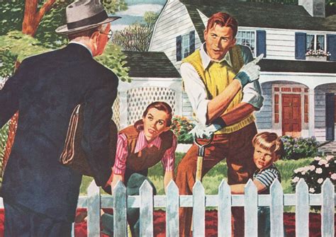 Picturing The American Dream | Vintage illustration, Illustration ...