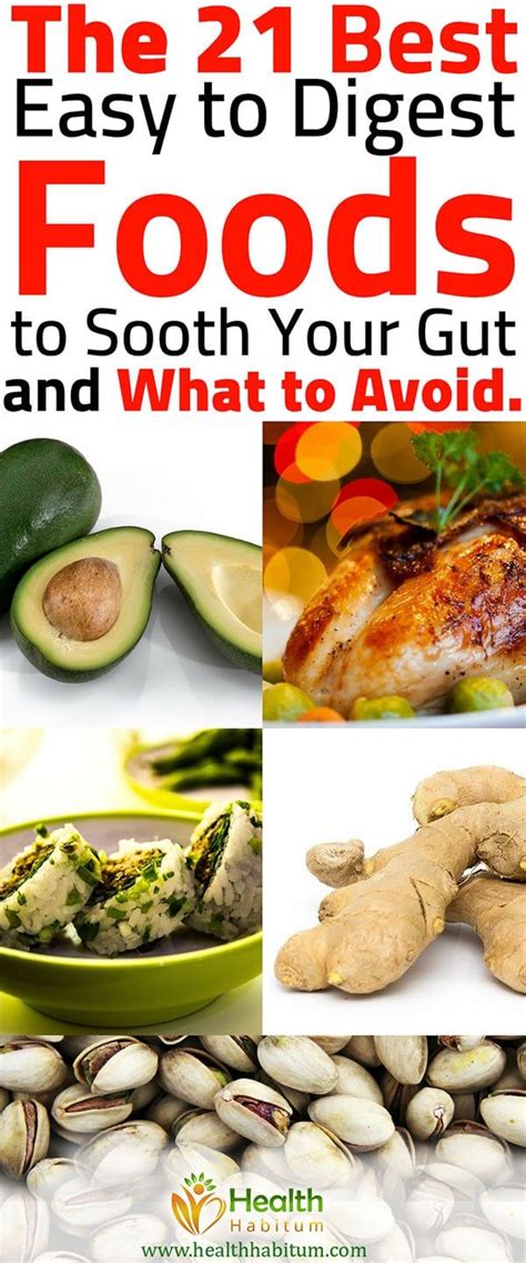 The 21 Best Easy To Digest Foods To Sooth Your Gut And What To Avoid ...