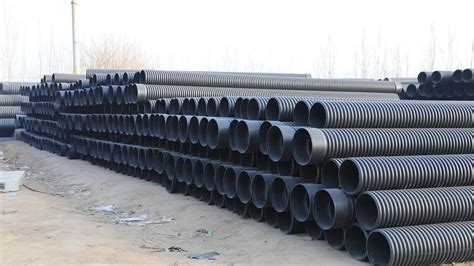 HDPE Corrugated Pipes price Plastic Double Wall Drainage Pipe, View ...