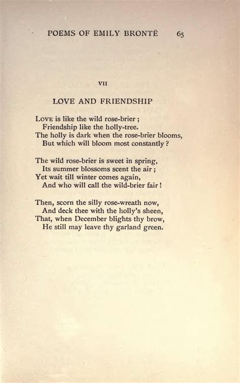 [POEM] Love and Friendship by Emily Brontë : r/Poetry