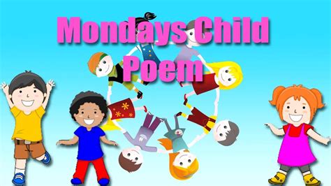 Mondays Child Poem | Popular Nursery Rhymes | Children Songs Animation ...