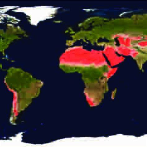 3: The desert biome defined by combined criteria | Download Scientific ...