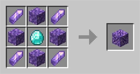 Craftable Budding Amethyst Minecraft Data Pack