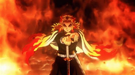 Demon Slayer Movie GIF - DemonSlayer Movie Rengoku - Discover & Share GIFs