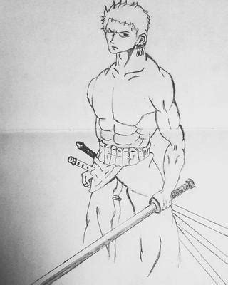 【印刷可能】 Anime Drawing Zoro One Piece 708353