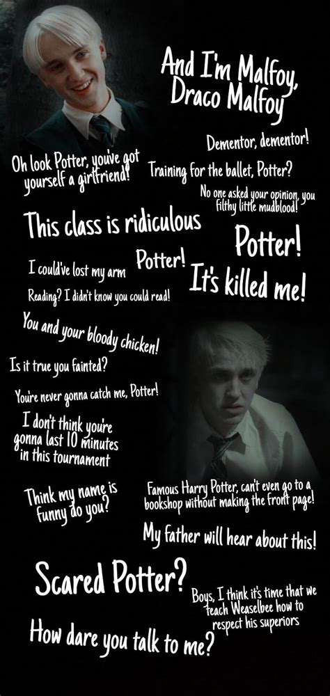 Draco Malfoy quotes, draco malfoy, harry potter, HD phone wallpaper ...