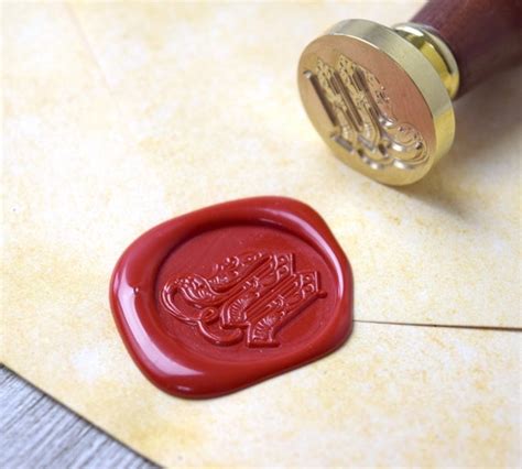 Alphabet Letter Wax Seal Stamp // Medieval Gothic Initial - Etsy